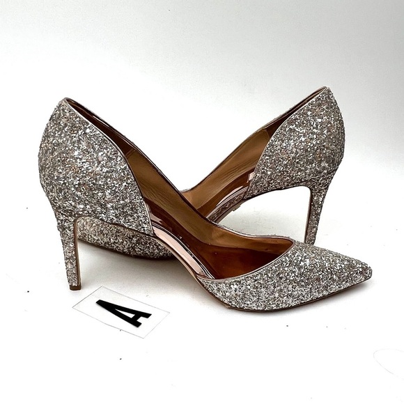 Badgley Mischka Daisy II Half d'Orsay Pump sz 9 - Picture 6 of 12